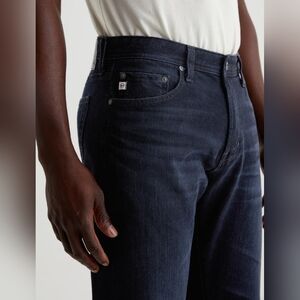 Adriano Goldschmied AG The Protege Straight Leg Jeans Black USA Made 40